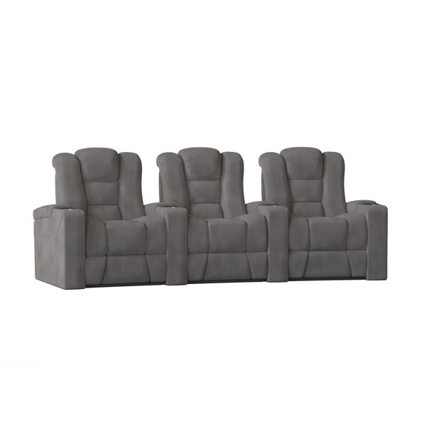 Latitude Run® Home Theater Row Seating (Row of 3) Wayfair